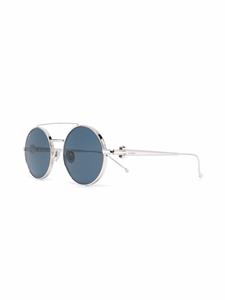 Cartier Eyewear Pasha zonnebril met rond montuur - Zilver