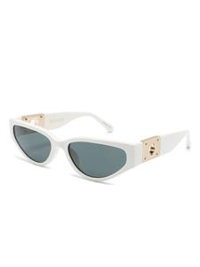 lindafarrow Linda Farrow Tomie zonnebril met cat-eye montuur - Wit