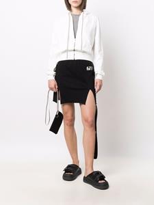 rickowensdrkshdw Rick Owens DRKSHDW Rok met grafische print - Zwart