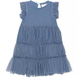 Creamie-collectie Jurk mesh (captains blue)