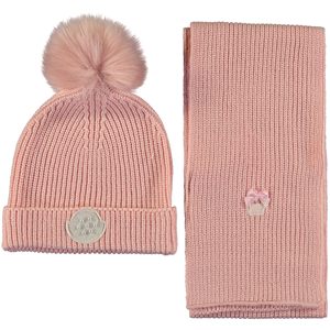 Le Chic-collectie Set muts Rosa & sjaal Reya (cotton candy)