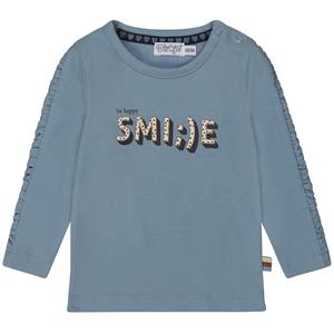 Dirkje-collectie Longsleeve Smile (faded blue)