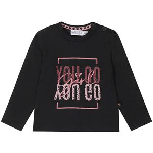 Dirkje-collectie Longsleeve You Go Girl (dark grey)