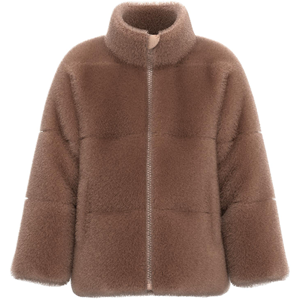 Name It-collectie Winterjas fake fur Mosa (brownie)