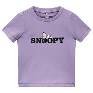 Kids Only-collectie T-shirt Peanuts (purple rose/snoopy)