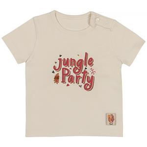 Frogs and Dogs-collectie T-shirt Jungle Party (off-white)