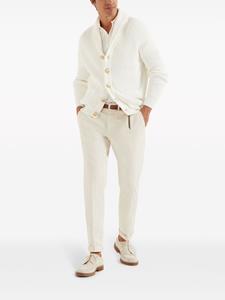 brunellocucinelli Brunello Cucinelli Slim-fit chino - Wit