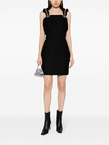 chanelpre-owned CHANEL Pre-Owned Mini-jurk verfraaid met parel - Zwart