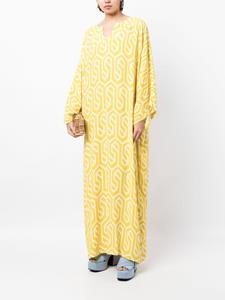 Bambah Tuniekjurk met geometrische print - Geel