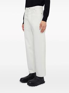 jilsander Jil Sander Mid waist straight jeans - Wit