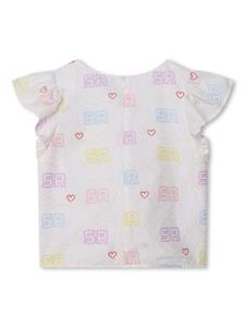 soniarykielenfant SONIA RYKIEL ENFANT Shirt verfraaid met kristallen - Wit