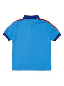 Dsquared2 Kids Poloshirt met logoprint - Blauw