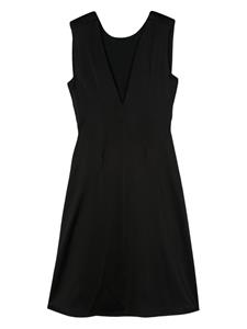 jilsander Jil Sander Mouwloze midi-jurk - Zwart