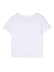 Billieblush Katoenen T-shirt met pailletten - Wit