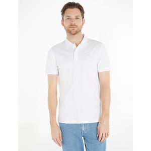 Calvin klein Slim polo in katoen, logo op borst
