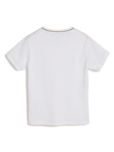 Brunello Cucinelli Kids chest-pocket cotton T-shirt - Wit