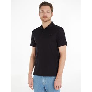 Calvin klein Slim polo in katoen, logo op borst