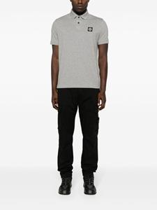 stoneisland Stone Island Poloshirt met Compass-patch - Grijs