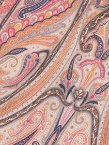 ETRO Sjaal met paisley-print - Beige