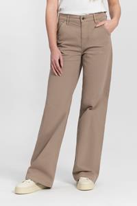 Kuyichi Damen vegan Chino Hose Thalia Schwarzer Tee Braun