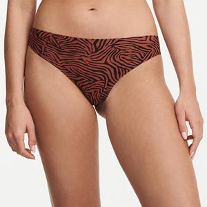 Chantelle Soft Stretch G-String, Kleur: Beige Print