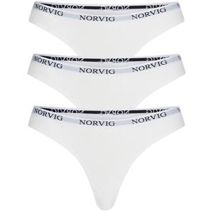 Norvig 3-Pack g-string, wit