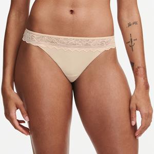 Chantelle Easyfeel Floral Touch G-String, Kleur: Geelden Beige