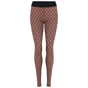 Hype the detail Printed Leggings, Kleur: Bruin