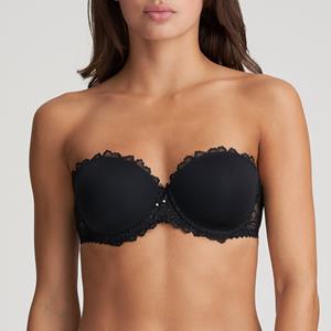 Marie Jo Jane strapless BH, zwart