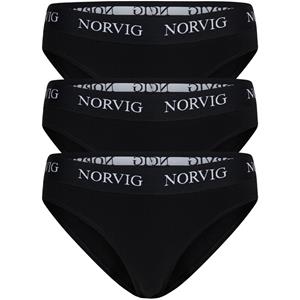 NORVIG 3-pack Tai Slip, Kleur: Zwart