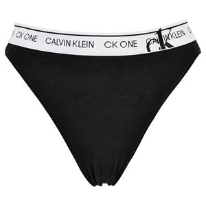 Calvin klein Lingeri High Leg Tanga Slip, Kleur: Faded Zwart