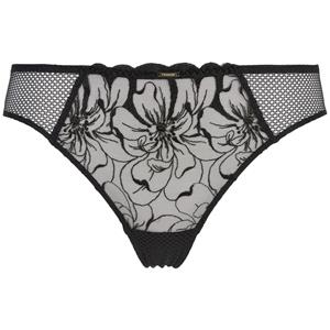 Chantelle Fleurs Tanga Slip, Kleur: Zwart