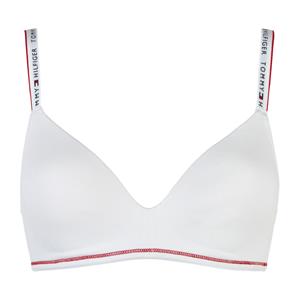 Tommy hilfiger Lingeri Lightly Linid Triangle BH, Kleur: Wit