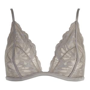 Calvin Klein Lingeri Unlined Triangle BH zonder beugel, zilver