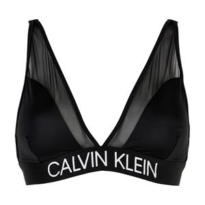 Calvin klein High Triangle Bikinitop, Kleur: Zwart