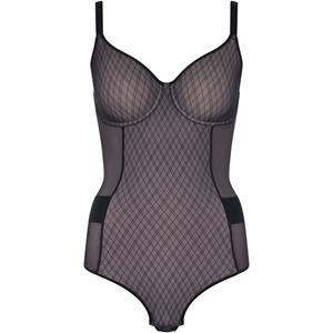 Chantelle Smooth Lines bodystocking, zwart