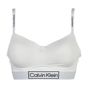 Calvin klein Light Lined Bralette BH, Kleur: Wit