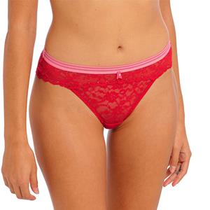 Freya Offbeat Brazilian Slip, Kleur: Rood Rood