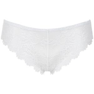 Triumph Tempting Lace Brazilian G-String, Kleur: Wit