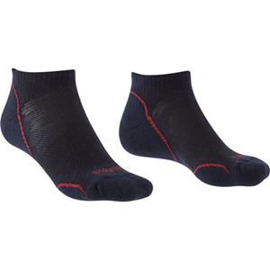 Bridgedale Ultra Light T2 Merino Performance Low Heren Wandelsok Navy/Red
