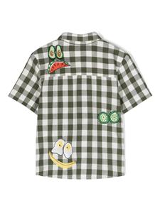 stellamccartneykids Stella McCartney Kids T-shirt met borduurwerk - Groen