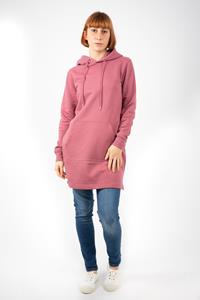 TORLAND Damen vegan Kleid Hoodie Streeter Hibiskus Rosa