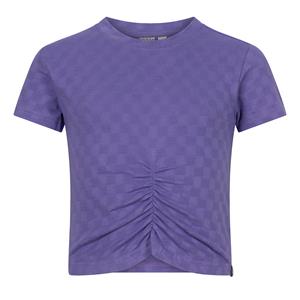 Indian Blue Meisjes t-shirt geruit -