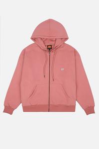 Trendsplant Damen vegan Women's Biologisch Essential Oversized Zip Hoodie Rossette Pink