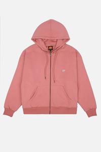 Trendsplant Damen vegan Women's Biologisch Essential Oversized Zip Hoodie Rossette Pink