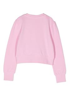 Diesel Kids Sweater met logoprint - Roze