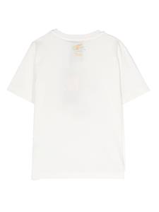 etrokids ETRO KIDS T-shirt met geborduurde bloemen - Wit
