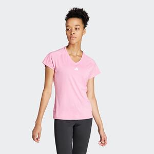 Adidas performance T-shirt met V-hals Aeroready Train Essentials