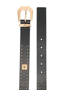 Versace Medusa Heritage riem met studs - Zwart