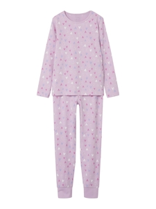 Name It Meisjes pyjama lang pink hearts